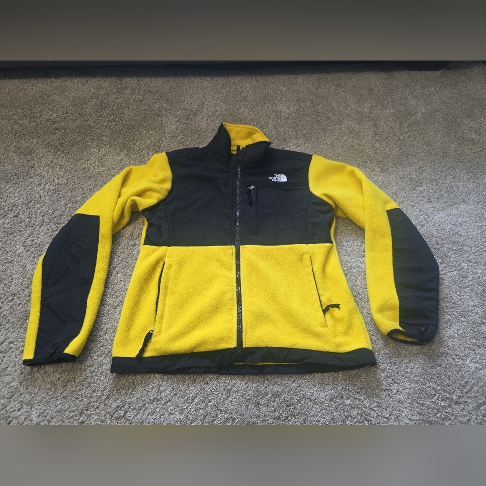 Vintage The North Face Denali Fleece Yellow Medium